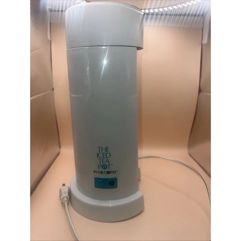 Mr. Coffee Iced Tea Maker 2 QT TM1.7‎ Teal White Base Unit Only No Pitcher READ